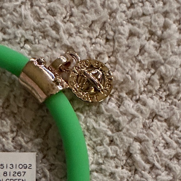 Marc By Marc Jacobs Green Hair Accessory with Gold Charm - Picture 4 of 4
